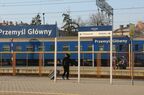ウクライナ・ポーランド国境のプシェミシル駅