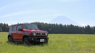 通称「2型」に進化した「ジムニーノマド」を富士山のふもとで走らせた