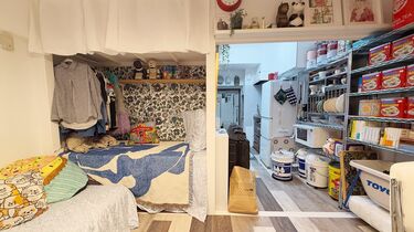 やや貧乏な初老夫婦が25m²の新居にお引っ越し】東京・中央区6畳1Kの狭 