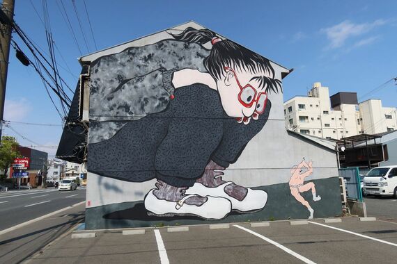街中のアート作品