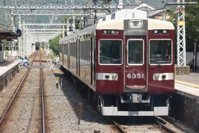 嵐山線で活躍を続ける6300系