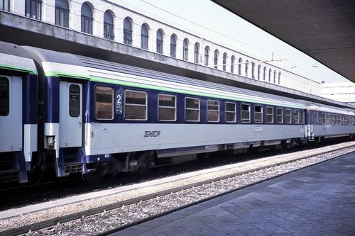 比較的安価だったクシエット車両（簡易寝台）（1992年 筆者撮影）