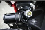 リア側も200mmのストローク量を確保した全調整タイプのマルゾッキ製。最低地上高も240mmを確保しダートでの走破力も本格的だ（写真：BMW MOTORRAD）