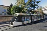 日立がイタリア・ブレシア市のトラム新線に納入する車両のイメージ（画像：日立製作所）