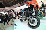 カワサキの新型「Z900RSカフェ」(筆者撮影）
