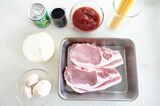 ポークチャップの材料