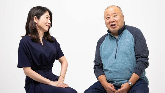 筆者と都築さん