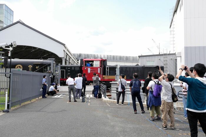 通常は見学できない場所から撮影できる