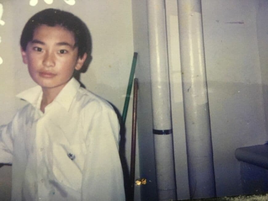 中学時代（写真：安田さん提供）