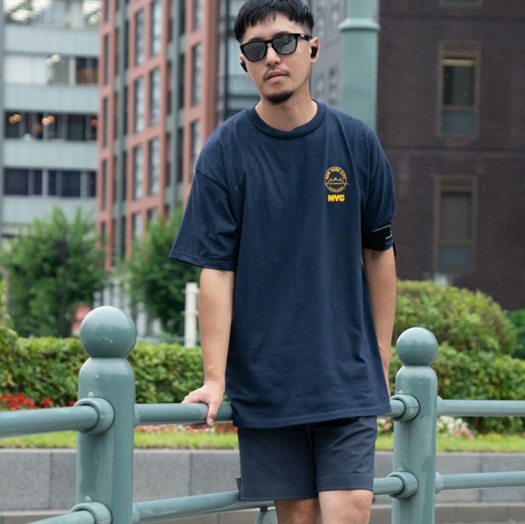 Tシャツは、NEW YORK CITYのオフィシャルアイテム（写真：OCEANS編集部）