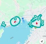 大阪〜神戸間をLUUPで移動することは現在不可（筆者撮影）