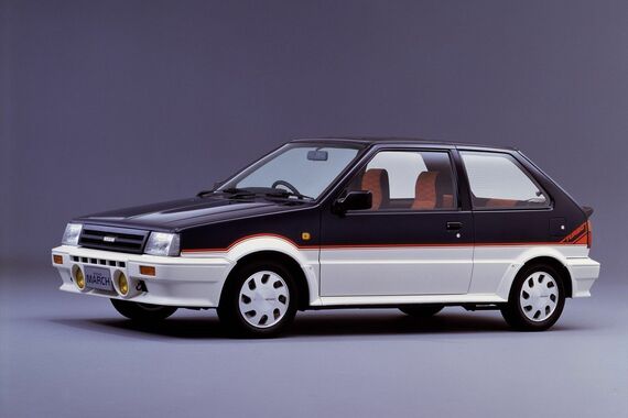 MA10ET型エンジンを搭載したマーチターボ（写真：日産自動車）