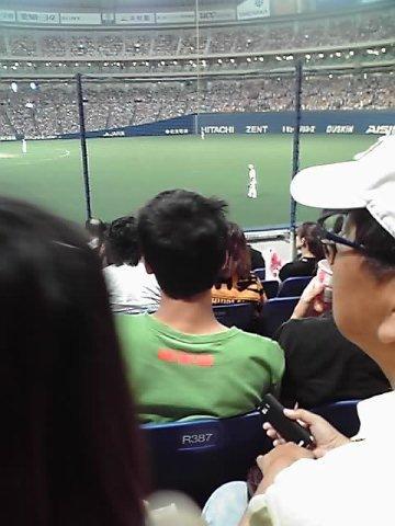内野B指定席からの外野景観