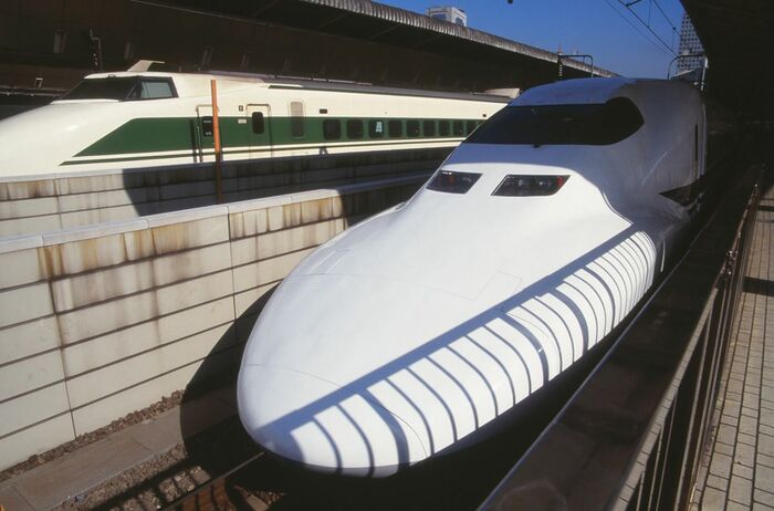 700系登場時の試乗会列車