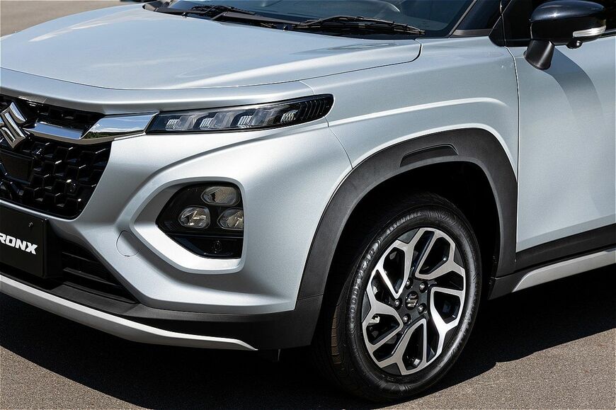 スズキ新型SUV「フロンクス（プロトタイプ）」のディテール（写真：三木宏章）