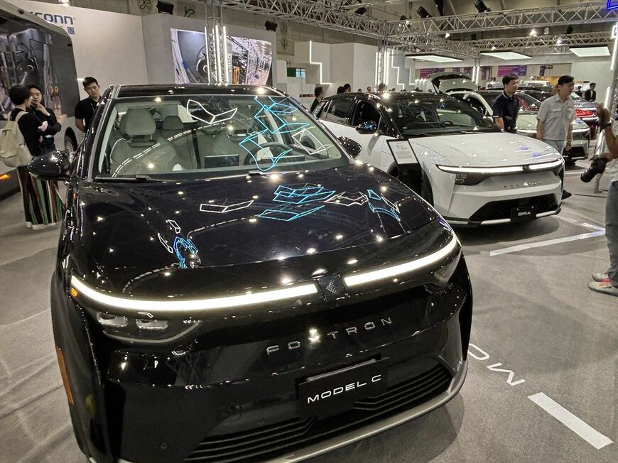 C/DセグメントのSUV「モデルC」（筆者撮影）