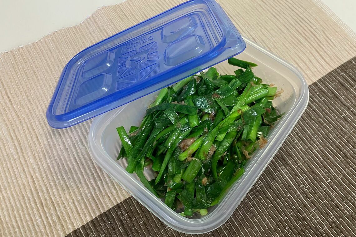 簡単にできておいしいにらのナムル（写真：編集部撮影）