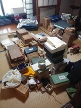 引越準備で父が収集したガラクタ