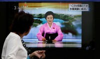 北朝鮮名物アナ､核実験発表で再び表舞台に テレビ放送に初登場したのは1971年