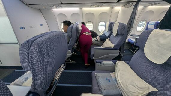 中国南方航空のビジネスクラスシート
