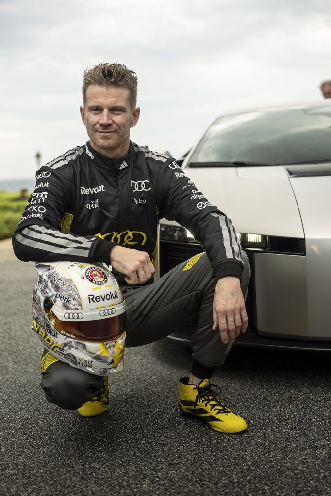 アウディ新型スーパースポーツカー「ヌヴォラーリ（Nuvolari）」発表会の様子（写真：AUDI AG）
