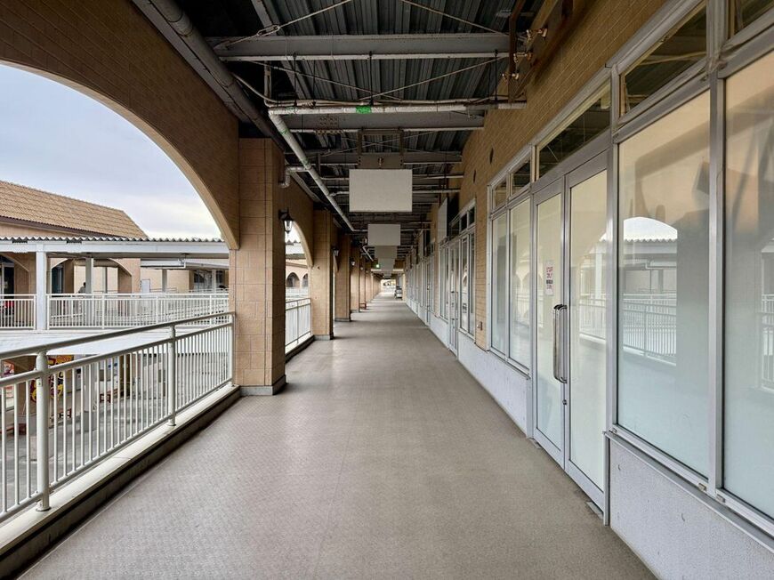 「大洗シーサイドステーション」は空き区画が多い（筆者撮影）