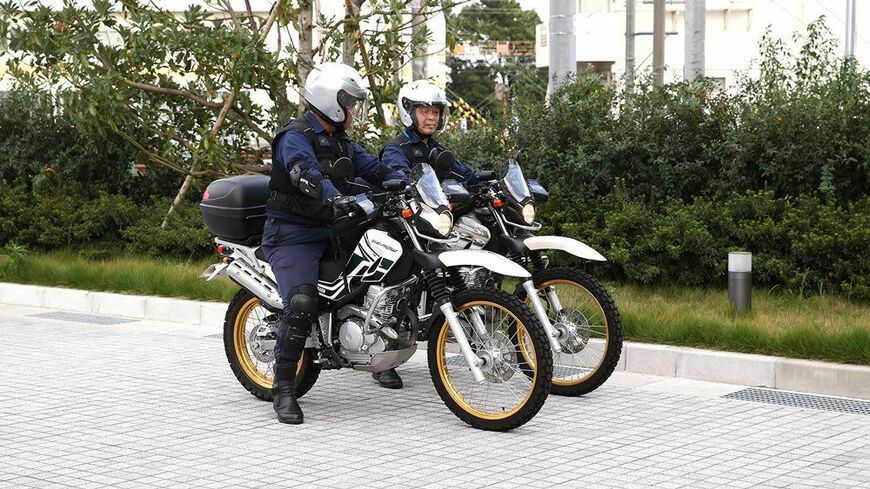 東京メトロの訓練では、「バイク部隊」が活躍する（撮影：尾形文繁）