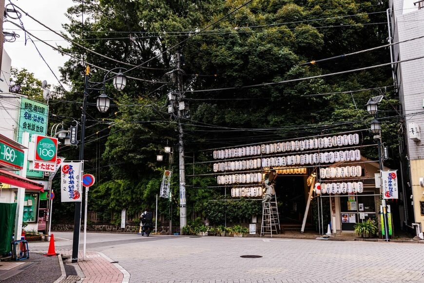 東武東上線 ときわ台駅南口 天祖神社