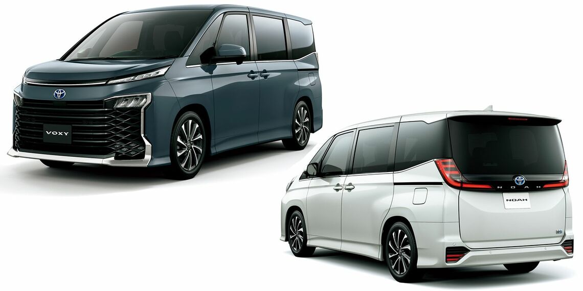 現行ノア／ヴォクシーは2022年1月に登場した4代目（写真：トヨタ自動車）