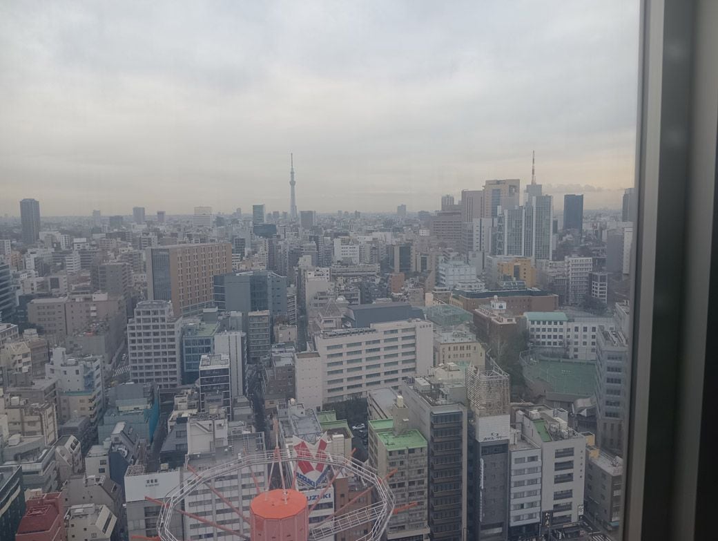 エレベーターから見るスカイツリー