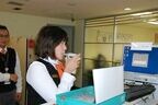乗務員のアルコールチェック