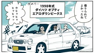 1998年式　ダイハツ　オプティ　エアロダウンピークス