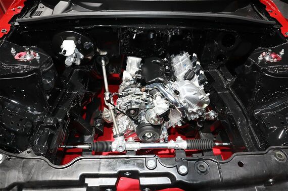 K-オープン ランニングプロト2のエンジンルーム