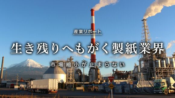 生き残りへもがく製紙業界