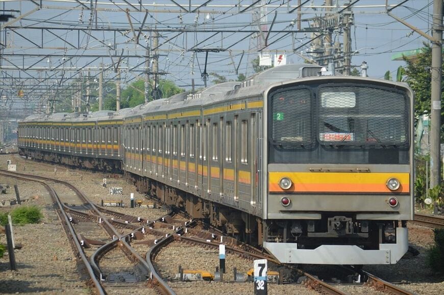 205系12両編成試運転 KAI