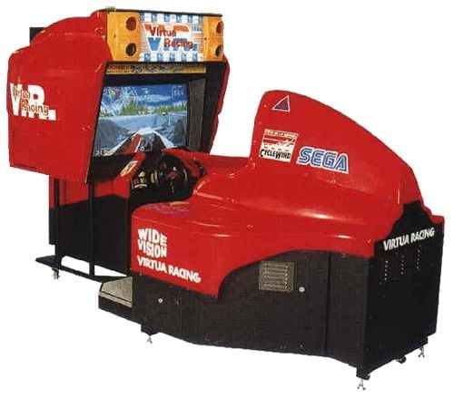 「バーチャレーシング」©SEGA