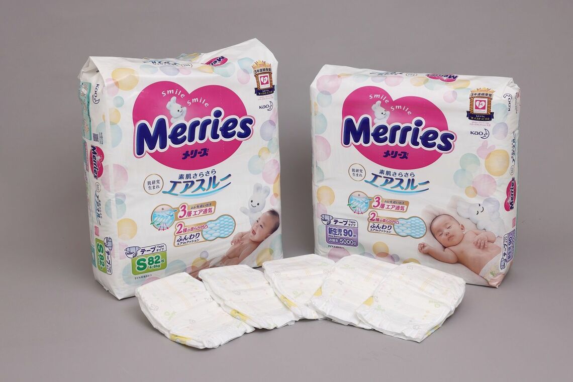 中国人観光客による「爆買い」から一転、紙おむつ「メリーズ」はブランドイメージが毀損した（撮影：尾形文繁）