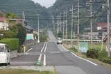 （旧線）下府―上府間：一部の路盤は道路として再整備されている（筆者撮影）