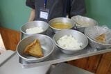 給食も本格的（筆者撮影）
