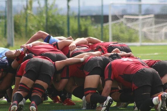 八戸学院大学ラグビー部主将の廣瀬大翔さん