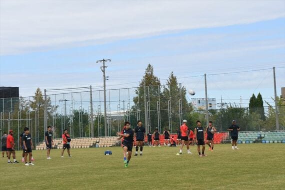 近鉄ライナーズ 選手 練習風景