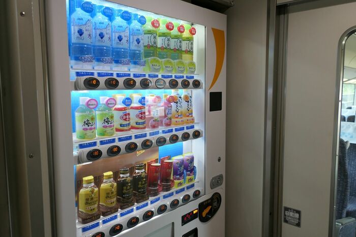 飲料の自動販売機