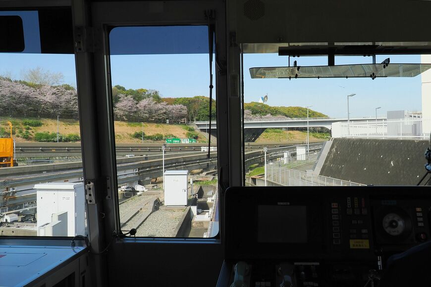 大阪モノレール　1000系04編成　前面展望