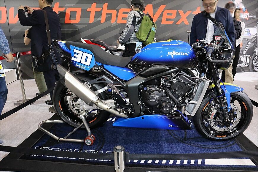 第52回 東京モーターサイクルショーに展示されたホンダ「CB1000Fコンセプト」(筆者撮影）