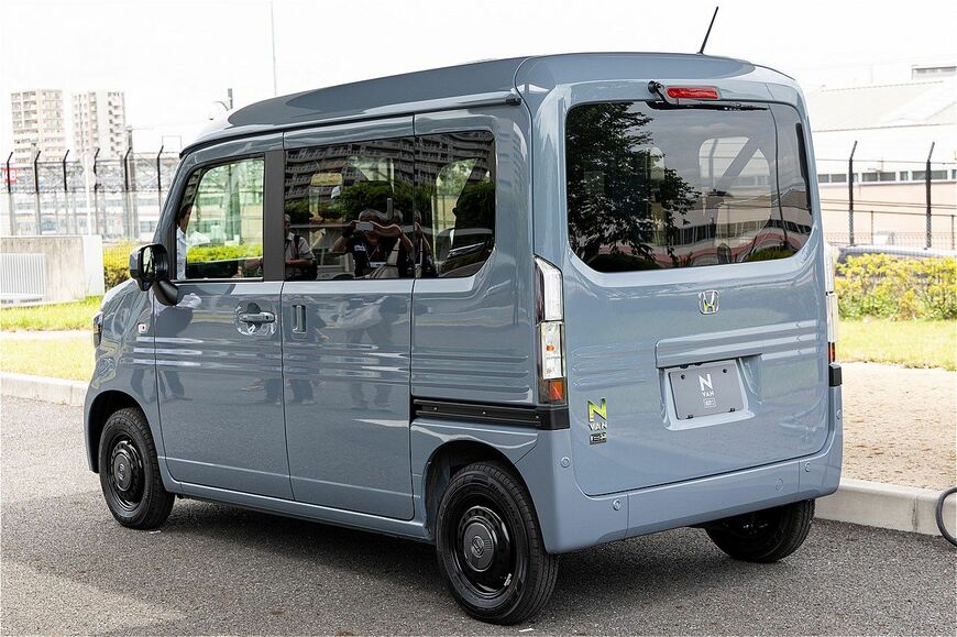 ホンダ新型軽商用EV「N-VAN e:」のディテール（写真：三木宏章）