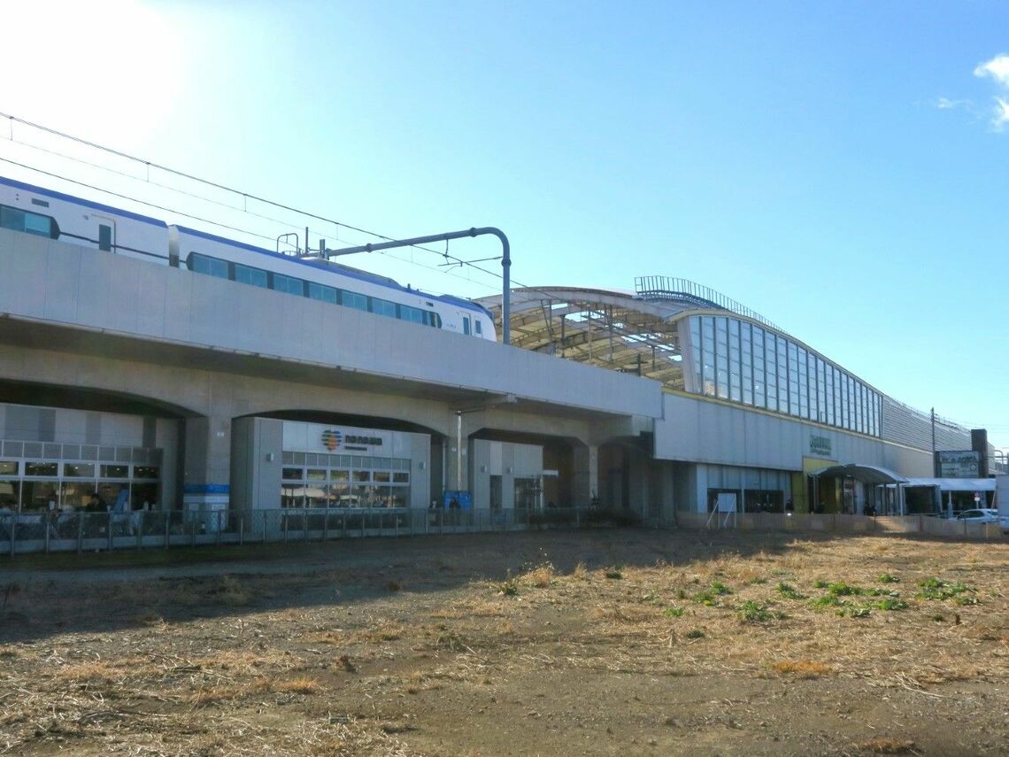 北口の貨物駅跡