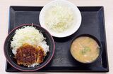 かつやの朝メニューミニソースカツ丼セット539円（筆者撮影）