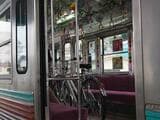 上毛電気鉄道700形のサイクルトレイン（筆者撮影）