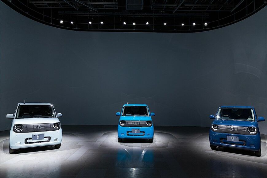 ホンダの新型軽自動車EV「N-ONE e:」（写真：三木 宏章）