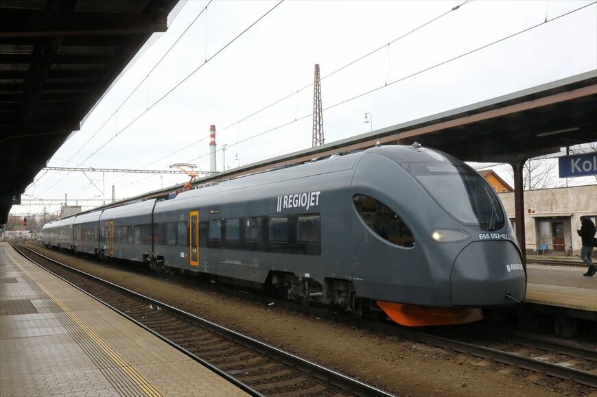 チェコで試験的な営業運転を行った際の「シリウス」＝2024年2月（撮影：橋爪智之）